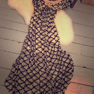 Free people Floral embroidered Dress